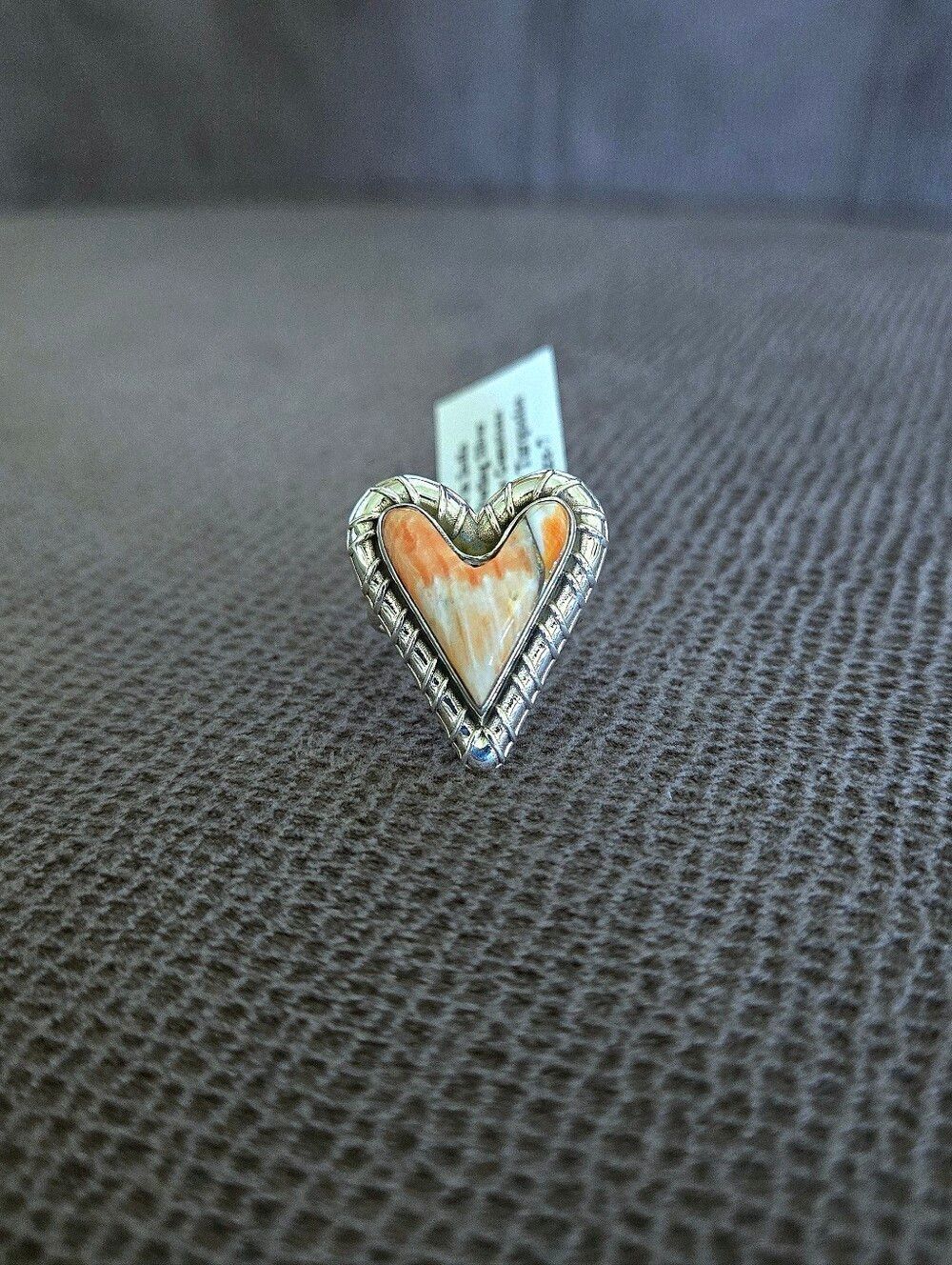 Shivam Copper Turquoise Heart🧡 Statement Ring💍